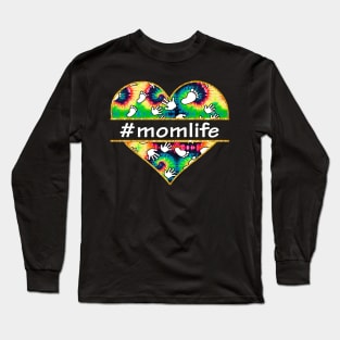 Hippie Heart Mom Life Long Sleeve T-Shirt